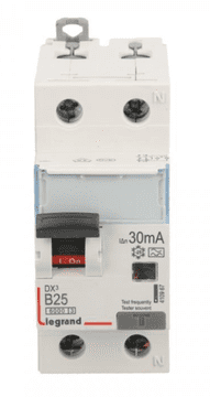 LEGRAND Diferencijalni prekidač 2P 25A B 0,03A tip A P312 DX3 410967