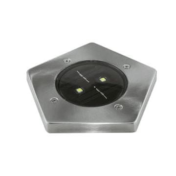 Ideus Solarna lampa krom LED 0.5W IP65 Ra70 garet 03614