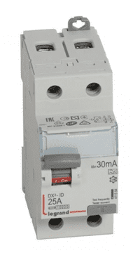 LEGRAND 2P diferencijalni prekidač 25A 0,03A tip A P302 DX3 411554