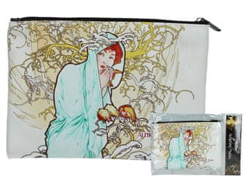 Carmani ŽENSKA KOZMETIČKA TORBICA/PERNICA ALFONS MUCHA ZIMSKI KAO POKLON