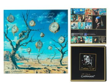 Carmani STAKLENI PODLOG ZA ŠALICU SALVADOR DALI ART BLAGOVALSKI STOL POKLON