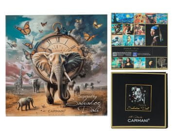 Carmani STAKLENA CIJEV SALVADOR DALI STOL KUHINJA DNEVNI BORAVAK POKLON