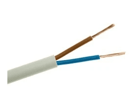 Plosnati kabel H03VVH2-F (OMYp) 2x0,75 bijeli /50m/