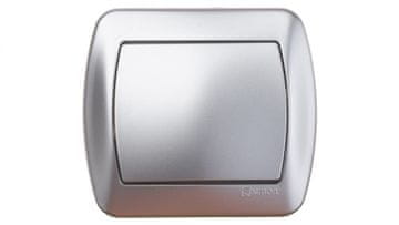 Simon Akord Jednopolni prekidač, metalizirani aluminij AW1/26