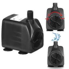 E.I. POTOPNA VODENA PUMPA MIKRO TIHA UČINKOVITA UNIVERZALNA 1000L/H 15W