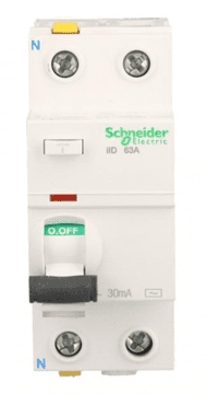 Schneider Wyłącznik różnicowoprądowy 2P 63A 0,03A typ AC iID A9Z11263