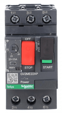 Schneider TeSys Deca Motorni prekidač 3P 11kW 20-25A PL GV2ME22AP