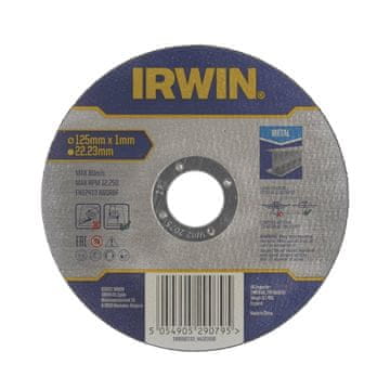 Irwin ravni disk za metal 125 mm x 1,0 mm x 22,23 mm