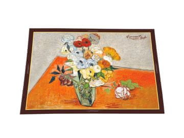 Carmani VAN GOGH PODLOGA ZA STOL RUŽE I ANEMONE DEKORATIVNA PODLOGA ZA DOM