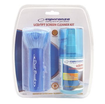 ESP Esperanza ES112 Set za čišćenje zaslona LCD/TFT/Plasma, 200 ml