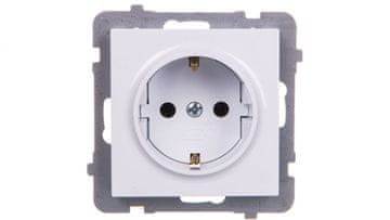 COS.PEL AS Pojedinačna utičnica sa/sa Schuko utičnicom bijela GP-1GS/m/00