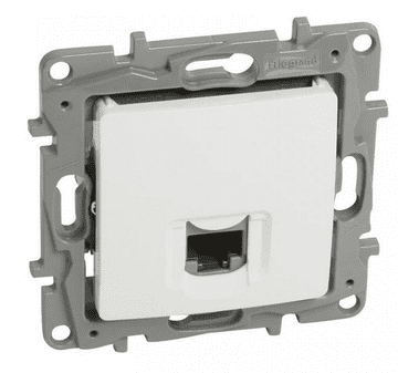 LEGRAND Niloe računalna utičnica RJ45 kat. 5 UTP bijela 764571