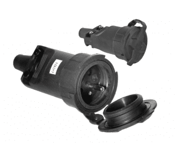 Pawbol Prijenosna gumena utičnica sa/bez 16A 250V IP65 D.3149