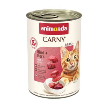 Animonda ANIMONDA Carny Adult Govedina i srca - mokra hrana za mačke - 400g