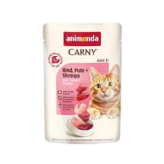 Animonda ANIMONDA Carny Adult Govedina, puretina i škampi - mokra hrana za mačke - 85g