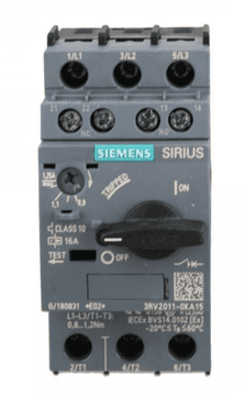 Siemens Motorni osigurač 3P 0,9-1,25A 1Z 1R S00 3RV2011-0KA15