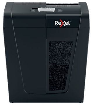 REX Drobilica Rexel Secure X8, Cross shredding, 70 dB, crna