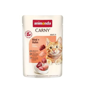 Animonda ANIMONDA Carny Adult Govedina i piletina - mokra hrana za mačke - 85g