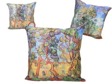 Carmani DEKORATIVNA NAVLAKA ZA JASTUČNICU VAN GOGH VRTNA SLIKA KAO POKLON