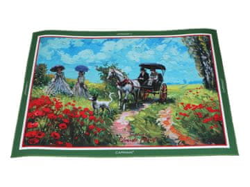 Carmani PODLOGA ZA TANJURE CLAUDE MONET SLIKARSKE SALVETE POKLON UMJETNOST