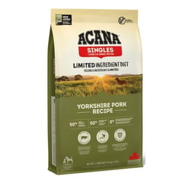 Acana Acana Singles Yorkshire svinjetina - suha hrana za pse, 11,4 kg