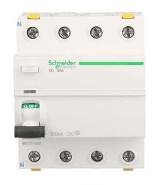 Schneider 4P 40A 0.3A diferencijalni prekidač tip A iID A9Z24440