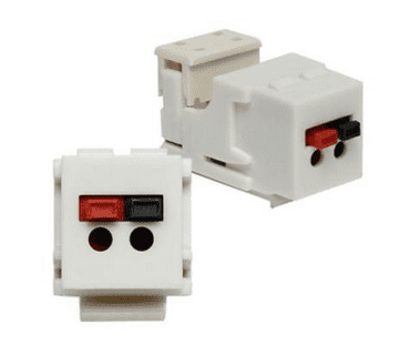 EK KOS45 Keystone modul - utičnica za zvučnik bijela 500472