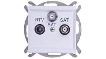 COS.PEL Sonata RTV-SAT-SAT antenska utičnica bijela GPA-R2S/m/00