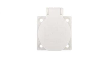 PCE Utičnica za ploču 10/16A 2P+Z 230V bijela IP54 1050-0ws