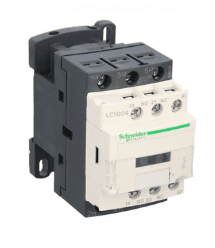 Schneider Kontaktor napajanja 9A 3P 24V AC 50Hz 1NO 1NC LC1D09B5