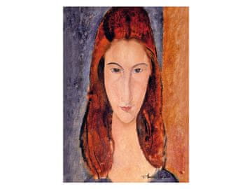 Carmani REPRODUKCIJA SLIKE MODIGLIANI JEANNE HEBUTERNE DEKORATIVNA KUĆA S OKVIROM