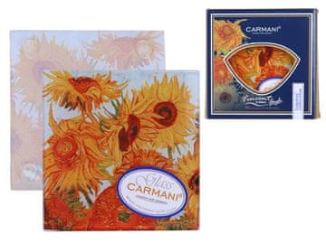 Carmani VAN GOGH PODLOGA ZA ŠALICE SUNCOKRETIMA, UMJETNIČKA DEKORACIJA STOLA