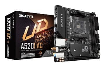 Gigabyte GIGABYTE A520I AC matična ploča | Socket AM4 | Mini ITX | WiFi