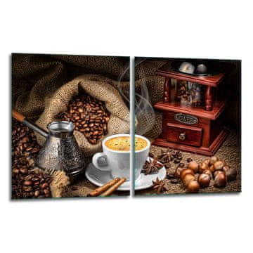 2x ZAŠTITNA PLOČA OD STAKLENA ZA ŠTEDNJAK 40x52 ZA KAFU