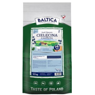 slomart BALTICA Smaki regionów Govedina s janjetinom za srednje i velike pasmine 12 kg