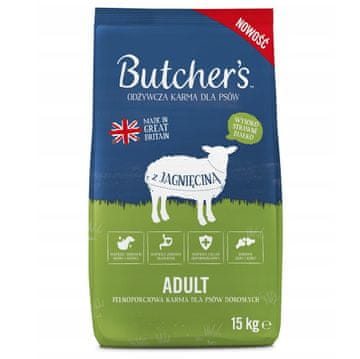 Butcher's BUTCHER'S Original Janjetina - suha hrana za pse - 15kg