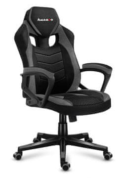 Huzaro Huzaro FORCE 2.5 GREY MESH Gaming stolica, Mesh sjedalo, Crna/Siva