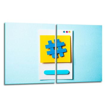 2x ZAŠTITNA PLOČA OD STAKLA ZA ŠTEDNJAK 40x52 UZORAK