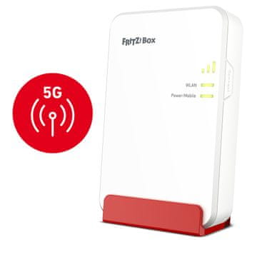 Box FRITZ!Box 6860 5G mobilni usmjerivač, PoE, Bijeli
