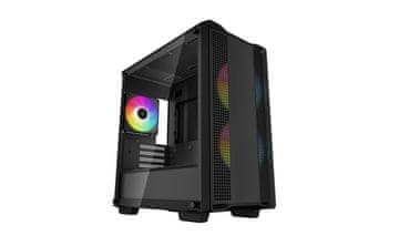 DEEPCOOL DeepCool CC360 ARGB Mini Tower Kućište - Crno