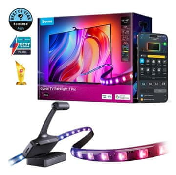 Govee Govee H66A0 Smart LED traka Wi-Fi/Bluetooth, 337lm, Crna, 3.6m
