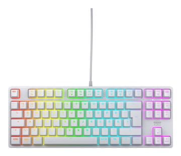 Cherry CHERRY K4V2 TKL mehanička gaming tipkovnica, USB, QWERTZ, bijela, RGB