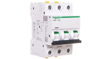 Schneider Automatski osigurač 3P C 25A 10kA AC iC60H-C25-3 Acti9 A9F07325