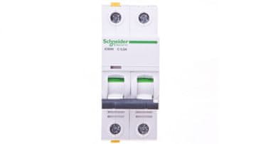 Schneider Automatski osigurač 2P C 0.5A 6kA AC iC60N-C05-2 Acti9 A9F04270