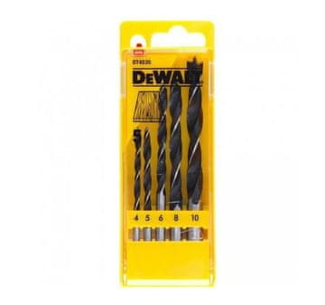 Dewalt set svrdala za drvo, 5 dijelova, 4/5/6/8/10 mm
