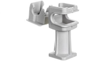 DE snap nosač visine 36 mm M8 plastika siva 204004