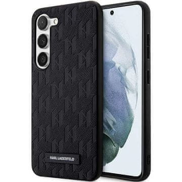 Karl Lagerfeld Karl Lagerfeld Saffiano futrola za Samsung S23+ crna Mono Metal Logo