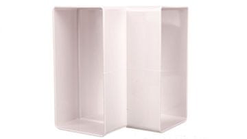 Awenta Vertikalni ravni koljen 90 stupnjeva 55x110 mm bijeli KP55-25