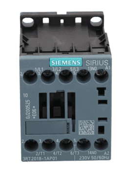 Siemens Kontaktor napajanja 16A 3P 230V AC 1Z 0R S00 3RT2018-1AP01