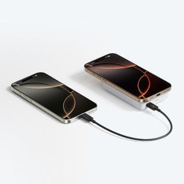 slomart Cuktech WPB100N magnetski power bank 10000mAh, 20W, postolje, bijeli